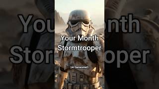 Your Month, Your Stormtrooper 🌌🔫 #aiart #shorts #starwars #stormtrooper