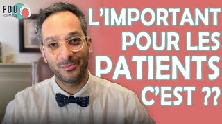 L’important pour les patients chez leur psy c’est ??