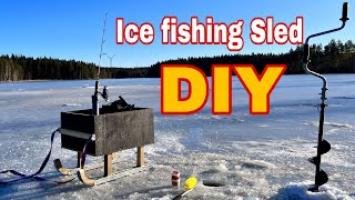 DiY Smitty sled building a ice fishing sled for winter #diysled