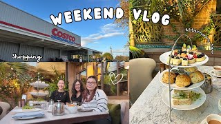 SPEND THE WEEKEND WITH ME // Afternoon Tea, Costco trip & More!