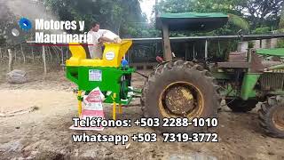 ASI TRABAJA NUESTRA DESGRANADORA 40/80 CON TIRO DE TRACTOR 🧑🏻‍🌾🚜 #desgranadoras #desgranar