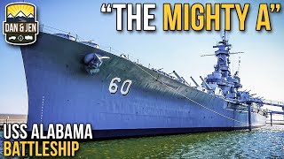 USS ALABAMA TOUR - WWII Battleship- Mobile, Alabama - Gulf Coast - USS Drum - World War II