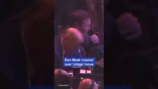 Elon Musk laughs at his phone while sitting with Trump #trump #elonmusk