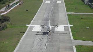 Takeoff St Jean airport St Barth 03