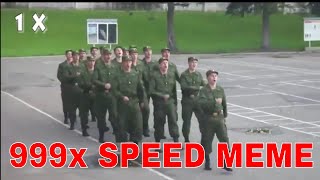 Russian Army Barbie Girl Step 999x speed | memes | meme | minecraft  |  memez