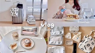 days in my life + travel prep (to Europe🛫)｜my travel essentials, work, cooking, cafe🥪