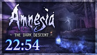 Amnesia: The Dark Descent in 22:54 - Any% Quitouts