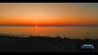 Sunset on the Chesapeake Nov 17 filmed in real time 400ft agl