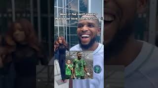 Super Eagles players reveal the famous person on their contact list📹: @kelech