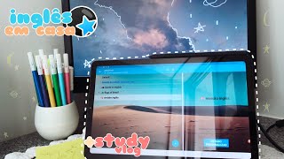 study vlog inglês ✨e outros conteúdos  de maneira fácil e gratuita com o anki no samsung tab s6 lite