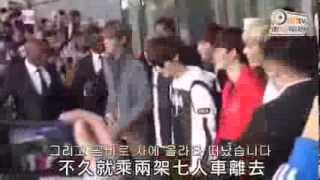 [한글자막] 140301 EXO-M 東網即時 홍콩 공항 by유애