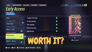 WHATS IN THE EARLY ACCESS PACK??!! FIFA 22 OBJECTIVES