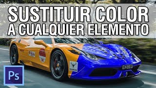 Cómo sustituir color a cualquier elemento en Photoshop CC 2018 #18