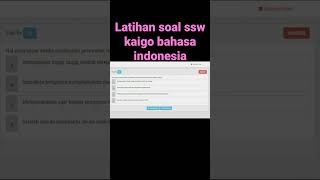 latihan soal ssw kaigo bahasa indonesia