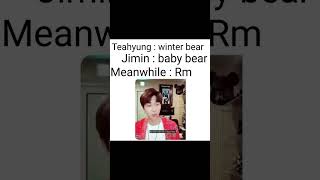 Bts Bear Meme #btsarmy #jhope #jimin #jungkook #shortsfeed #rm #btsv #suga #jin