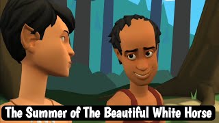 The Summer of the Beautiful White Horse class 11 animation in English | animated video