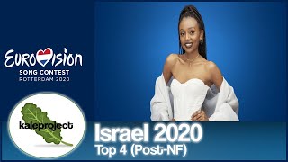 Israel ESC Selection (HaShir HaBa L'Eurovizion) 2020 Top 4 With Comments (After Show)