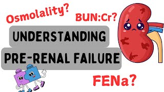 Understanding Pre-renal Failure- BUN: Cr, Osmolality, FENa, etc.