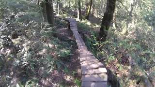 Riding the skinny's on Vedder mountain