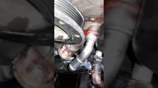 dodge charger water pump leak