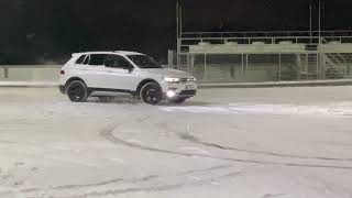 2019 Tiguan #Offroad# 2.0 TSI 190hp Drifting in the Snow