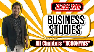 Acronyms of Business Studies |Short cut /Tricks of learning headings of Business Studies class 12th