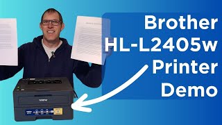 Brother HL-L2405w Printer Demo