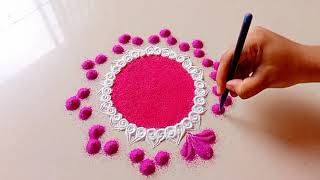 Festival Rangoli design  beautiful design