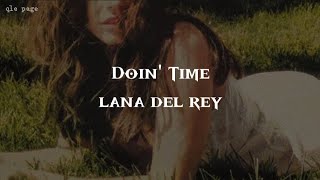 Doin' Time -Lana Del Rey (lyrics)