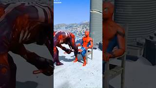 Venom kidnap spiderman 😱 #shorts #spiderman #cartoon #spidermancartoon #marvel