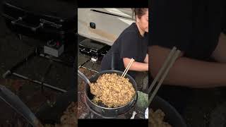 Best mac n cheese  #shortvideo #camping #reels #food