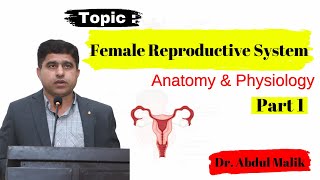 Female Reproductive System | Anatomy and physiology of female genital tract Part 1| Dr. Abdul Malik