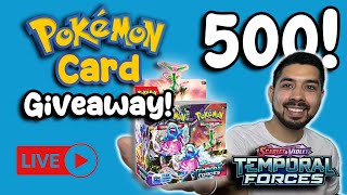 🔴 500 Subscriber Giveaway *LIVE* #pokemon #giveaway #live