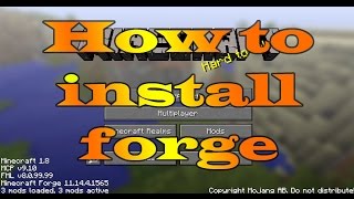 How to Install Minecraft Forge 1.8.8