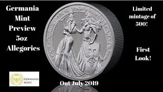 2019 Germania Mint 5oz Silver Allegories Round First Look!