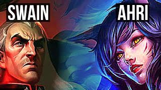 SWAIN VS AHRI MID GAMEPLAY EMERALD III