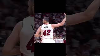 Kevin Love start heated the game 3 through throwing 3 (Miami Heat VS Boston Celtics 2023)