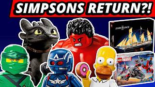 LEGO NEWS! 4 NEW LEGO MOVIES! Simpsons Return! Live-Action Ninjago?! 2025 How to Train Your Dragon?!