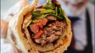 Traditional Kebab Sandwich ساندويج كباب كوبيده رستوران ايران زمين