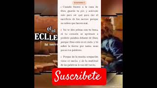 Eclesiastés cap.5 #jehova #dios #eclesiastés #salmo #proverbios #cristianos #jah #evangelio #aleluya