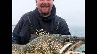 Milwaukee Harbor Giant Trout and Salmon fishing in December