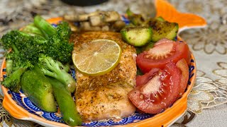 Very delicious Salmon 🍣 /Простой рецепт Лосося/вкусно и полезно/