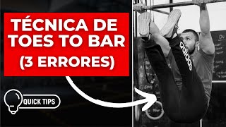 ¿Cómo hacer TOES TO BAR? 👉 (No cometas estos 3 ERRORES)