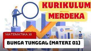 BUNGA TUNGGAL APLIKASI DERET ARITMATIKA MATEMATIKA WAJIB KELAS XI KURIKULUM MERDEKA VIDEO 1