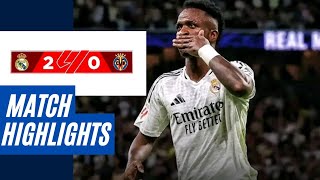 Real Madrid vs Villarreal Match Highlight 2024