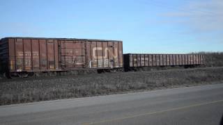 Catching the CN Local Doing Some Switching in Duplainville WI