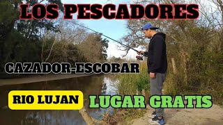 PESCA EN UN ARROYO-CAZADOR-ESCOBAR-PESCA DE BAGRES #LOSPESCADORES