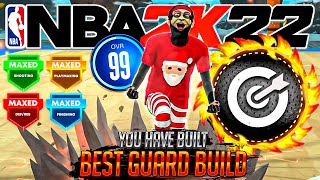 *NEW* OVER POWERED POINT GUARD BUILD IN NBA 2K22! BEST BUILD FOR SHOOTING & DRIBBLING