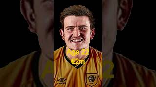 Harry Maguire's transfer value through his career