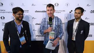 Interview with GM Arjun Erigaisi and GM Srinath Narayanan #chess